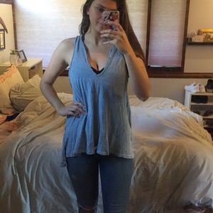 Urban Outfitters Blue Grey Tank Top Size Large